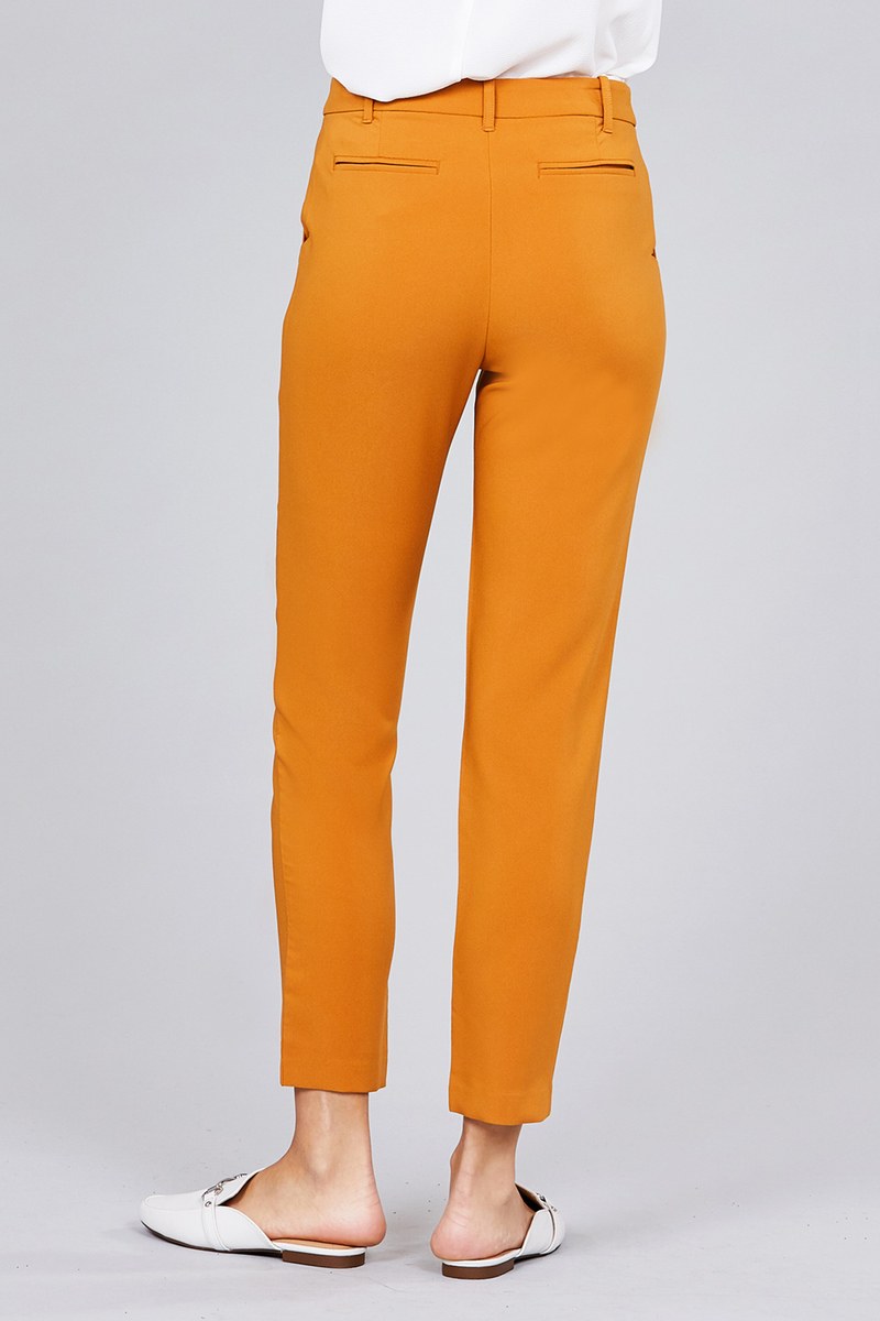 Seam Side Pocket Classic Long Pants