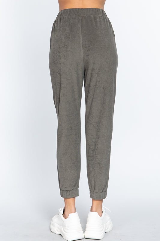 Terry Towelling Long Jogger Pants