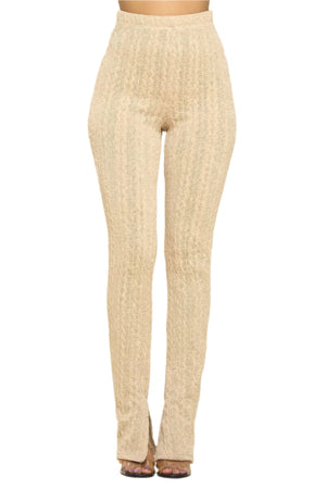 Knit High Rise Leggings